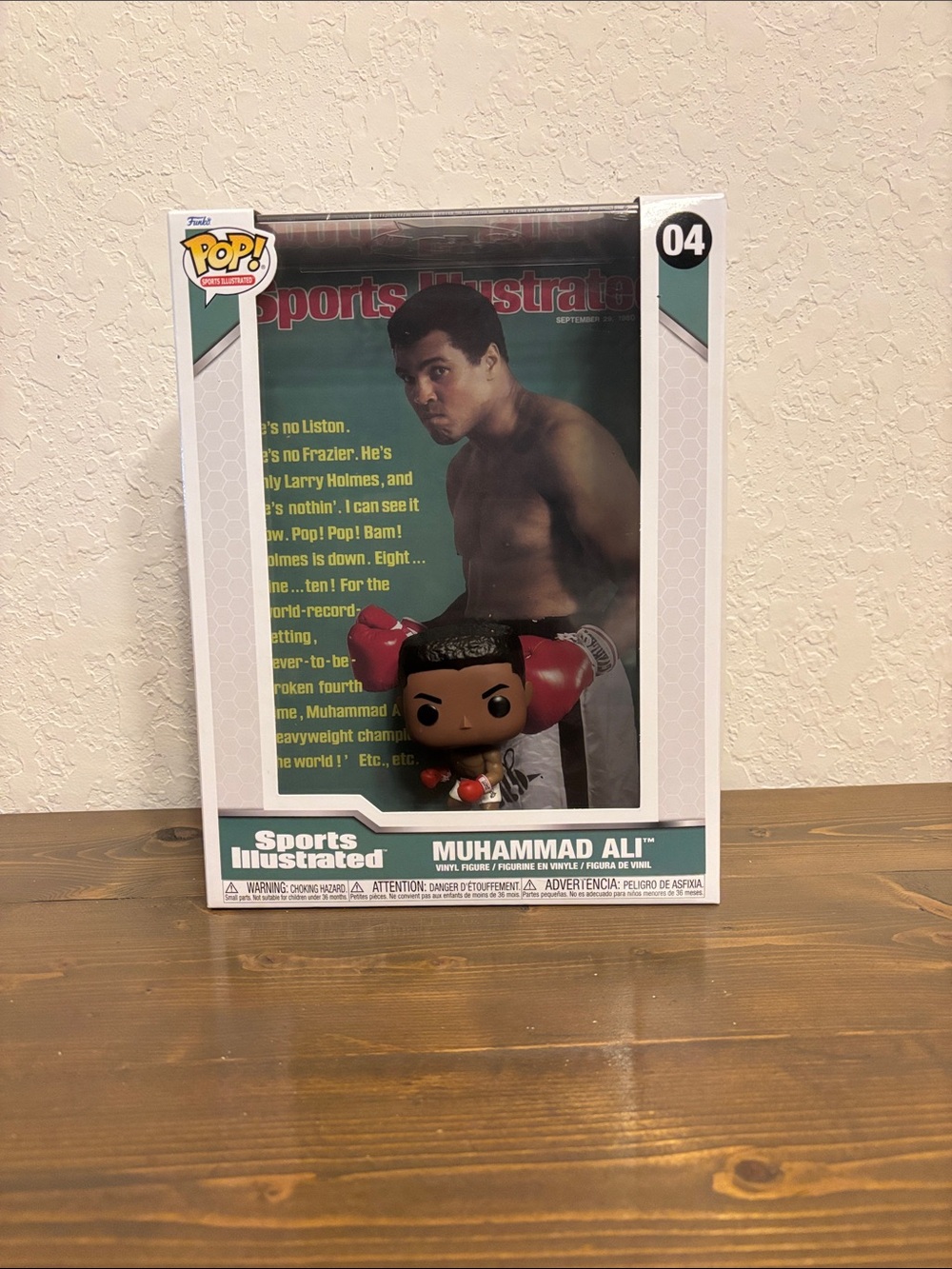 Funko Sports Illustrated Muhammad Ali Vinyl Figure - Black & Red